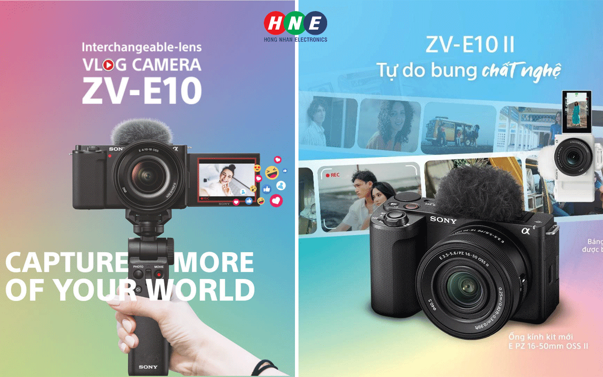 Sony ZV-E10 II Vs ZV-E10: Chiếc Máy Phù Hợp Nhất Cho Vlogger